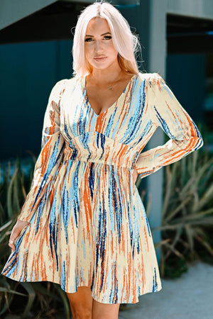 Exceptional Long Sleeve Mini Dress - MXSTUDIO.COM