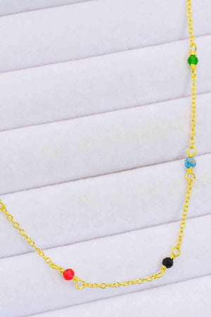 Exhibit Closeness Multicolored Bead Necklace-MXSTUDIO.COM