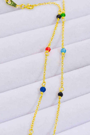 Exhibit Closeness Multicolored Bead Necklace-MXSTUDIO.COM