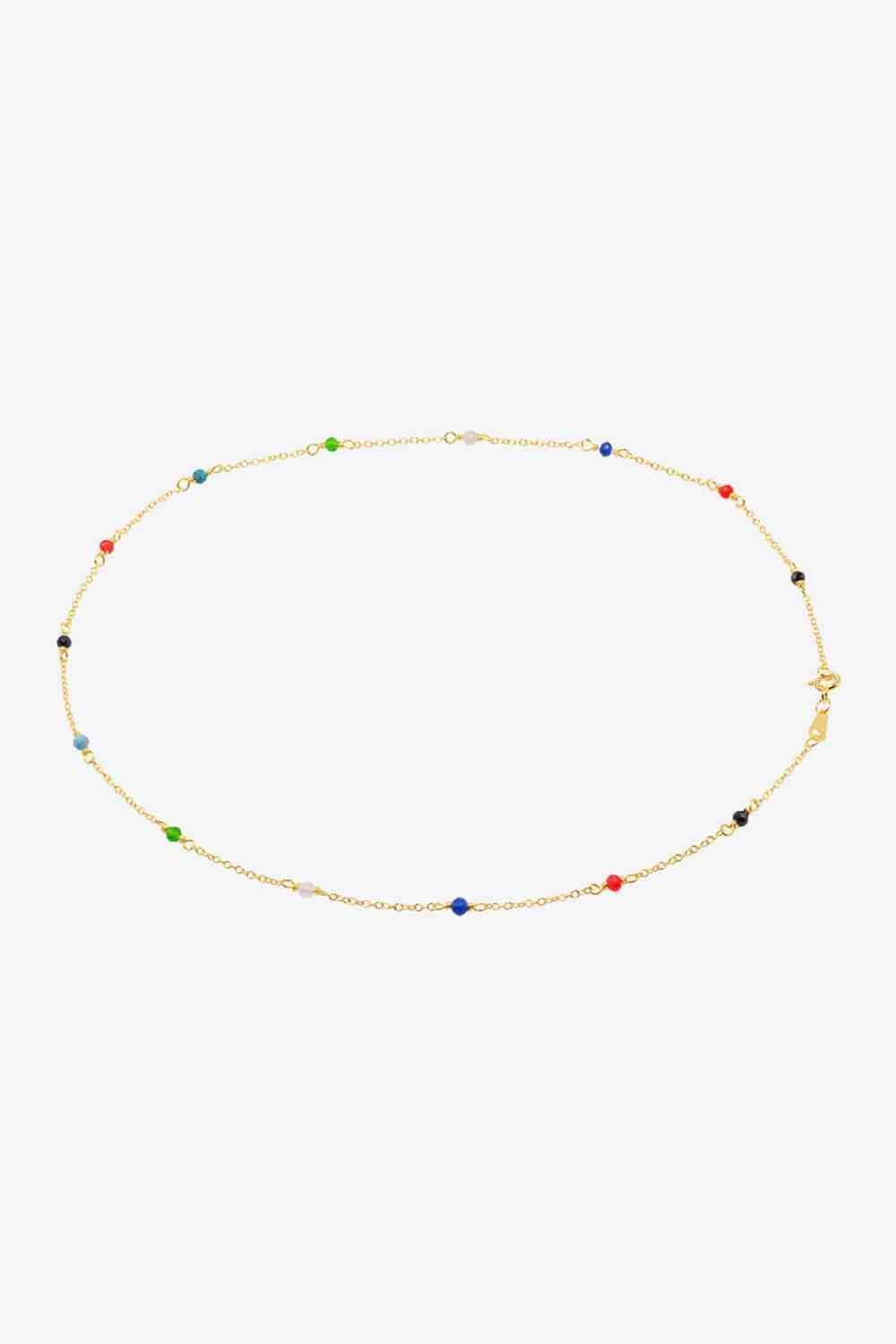 Exhibit Closeness Multicolored Bead Necklace-MXSTUDIO.COM