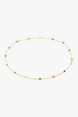 Exhibit Closeness Multicolored Bead Necklace-MXSTUDIO.COM