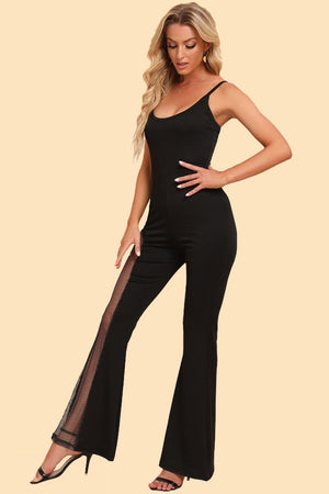 Exotic Beauty Spaghetti Strap Flare Leg Jumpsuit - MXSTUDIO.COM