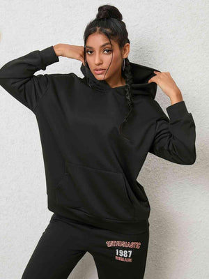 Explore Graphic Black Hoodie and Sweatpants Set - MXSTUDIO.COM