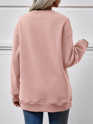 Exquisite Long Sleeve Merry And Bright Sweatshirt-MXSTUDIO.COM