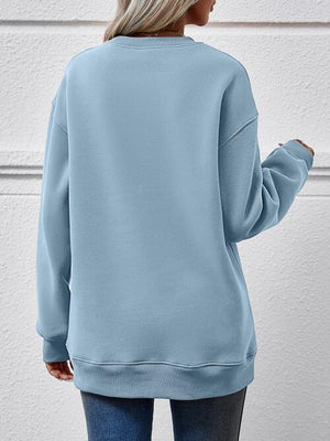 Exquisite Long Sleeve Merry And Bright Sweatshirt-MXSTUDIO.COM