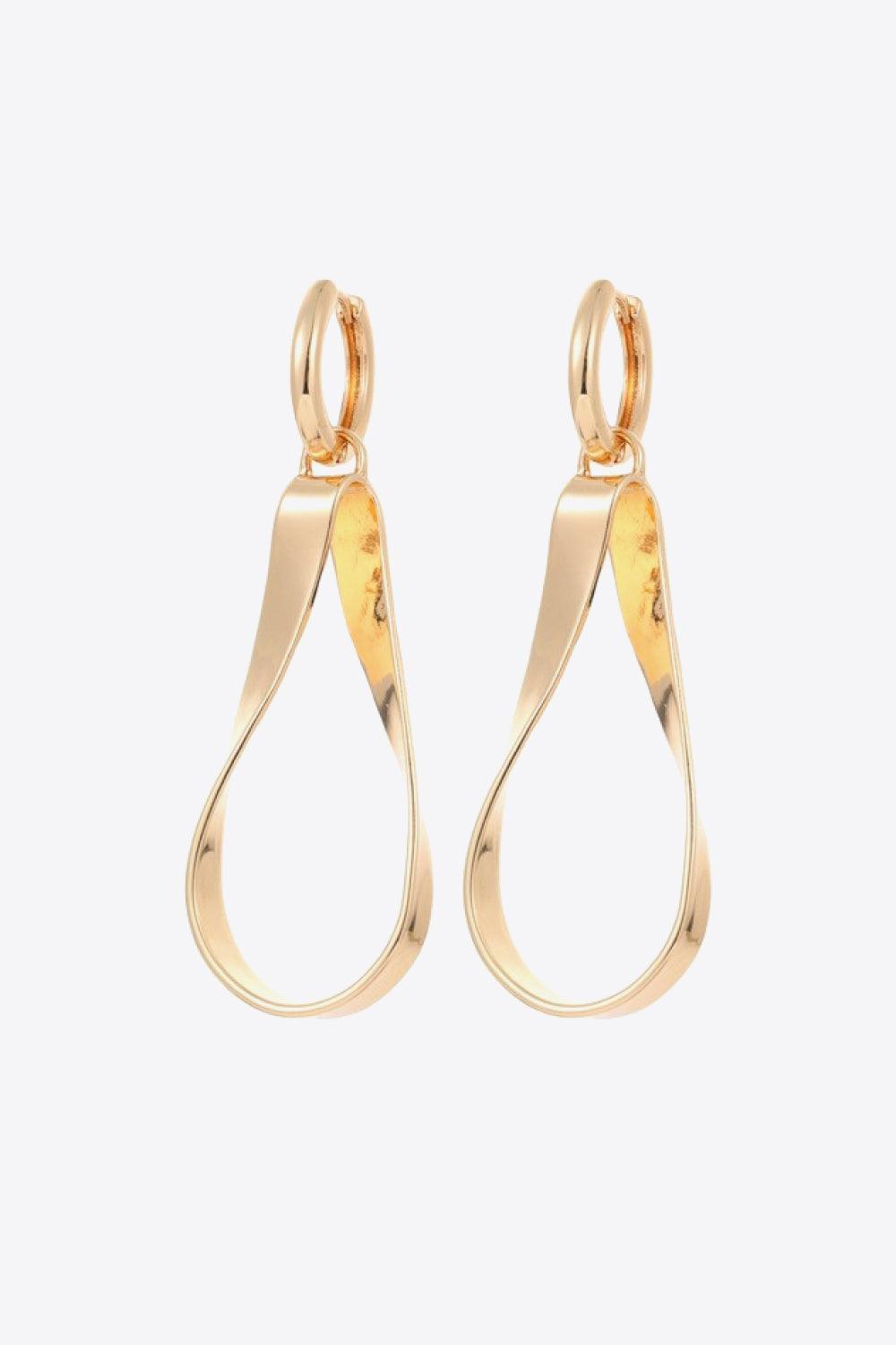 Exquisite Outlook 8K Gold Plated Earrings - MXSTUDIO.COM