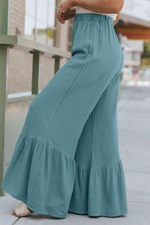 Extra Comfy High Waist Wide Leg Palazzo Pants - MXSTUDIO.COM