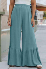 Extra Comfy High Waist Wide Leg Palazzo Pants - MXSTUDIO.COM