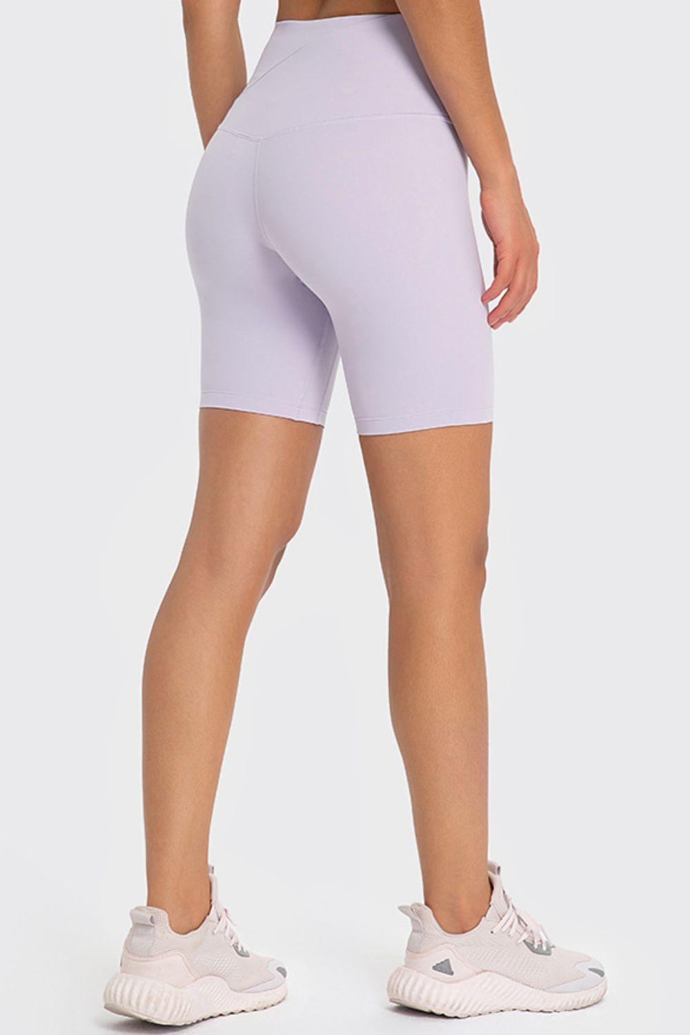 Extra Support V-Waist Soft Biker Shorts - MXSTUDIO.COM