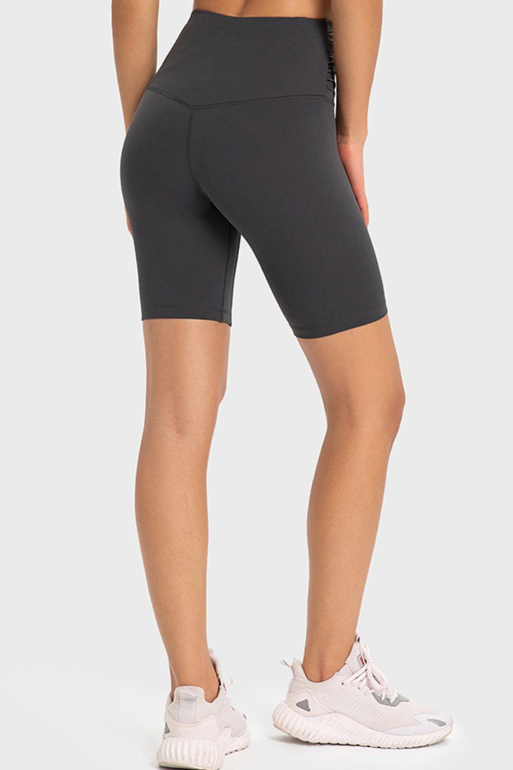 Extra Support V-Waist Soft Biker Shorts - MXSTUDIO.COM