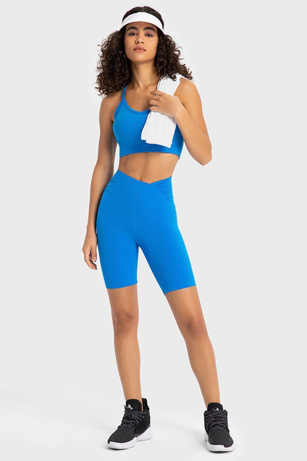 Extra Support V-Waist Soft Biker Shorts - MXSTUDIO.COM