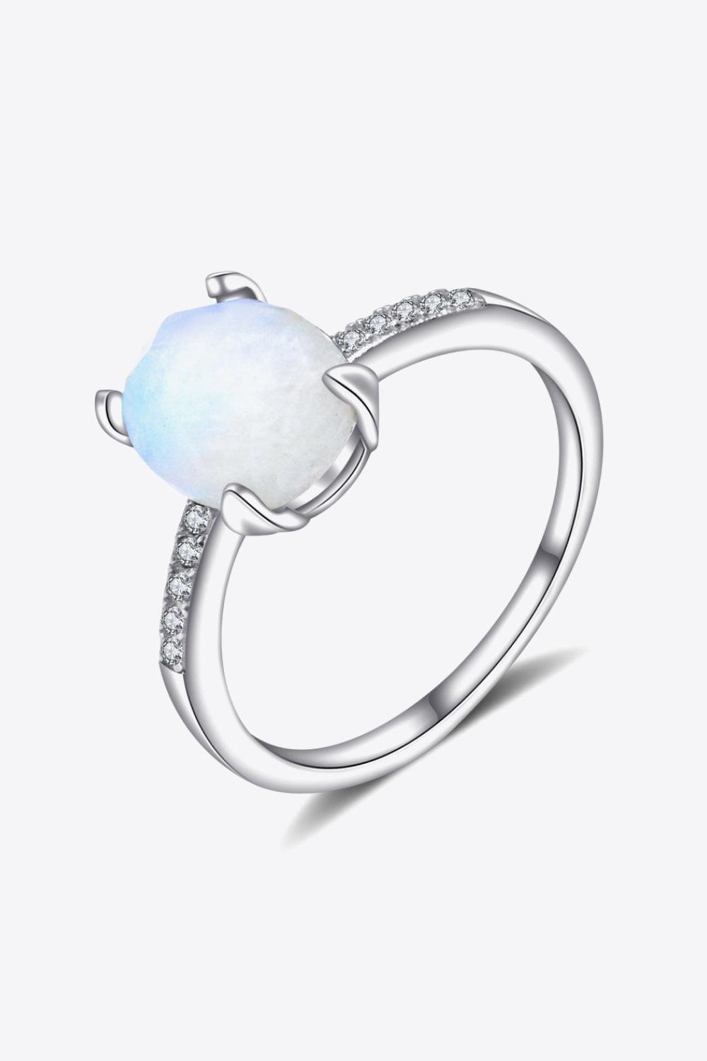 Extraordinary Trend Gold Plated Moonstone Ring - MXSTUDIO.COM