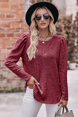 Extraordinary Woman Ribbed Long Sleeve Top - MXSTUDIO.COM