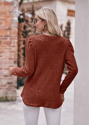 Extraordinary Woman Ribbed Long Sleeve Top - MXSTUDIO.COM