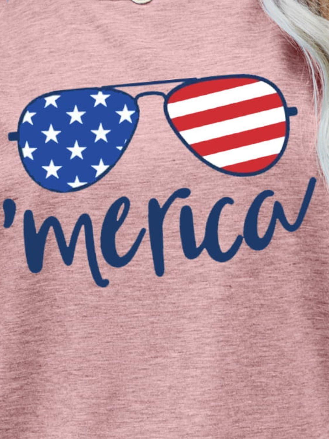 Eyeglasses Stars and Stripes US Flag Merica T Shirt - MXSTUDIO.COM