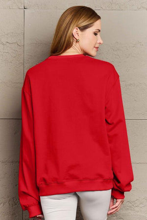 Fabulous Round Neck Plus Size Christmas Sweatshirt-MXSTUDIO.COM