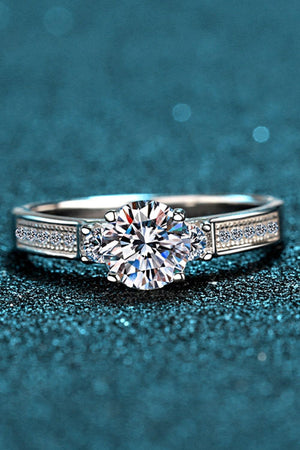 Faithful Love Sterling Silver Moissanite Ring - MXSTUDIO.COM