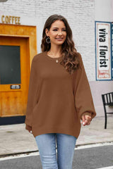 Fall Embrace Long Sleeve Knit Sweater - MXSTUDIO.COM