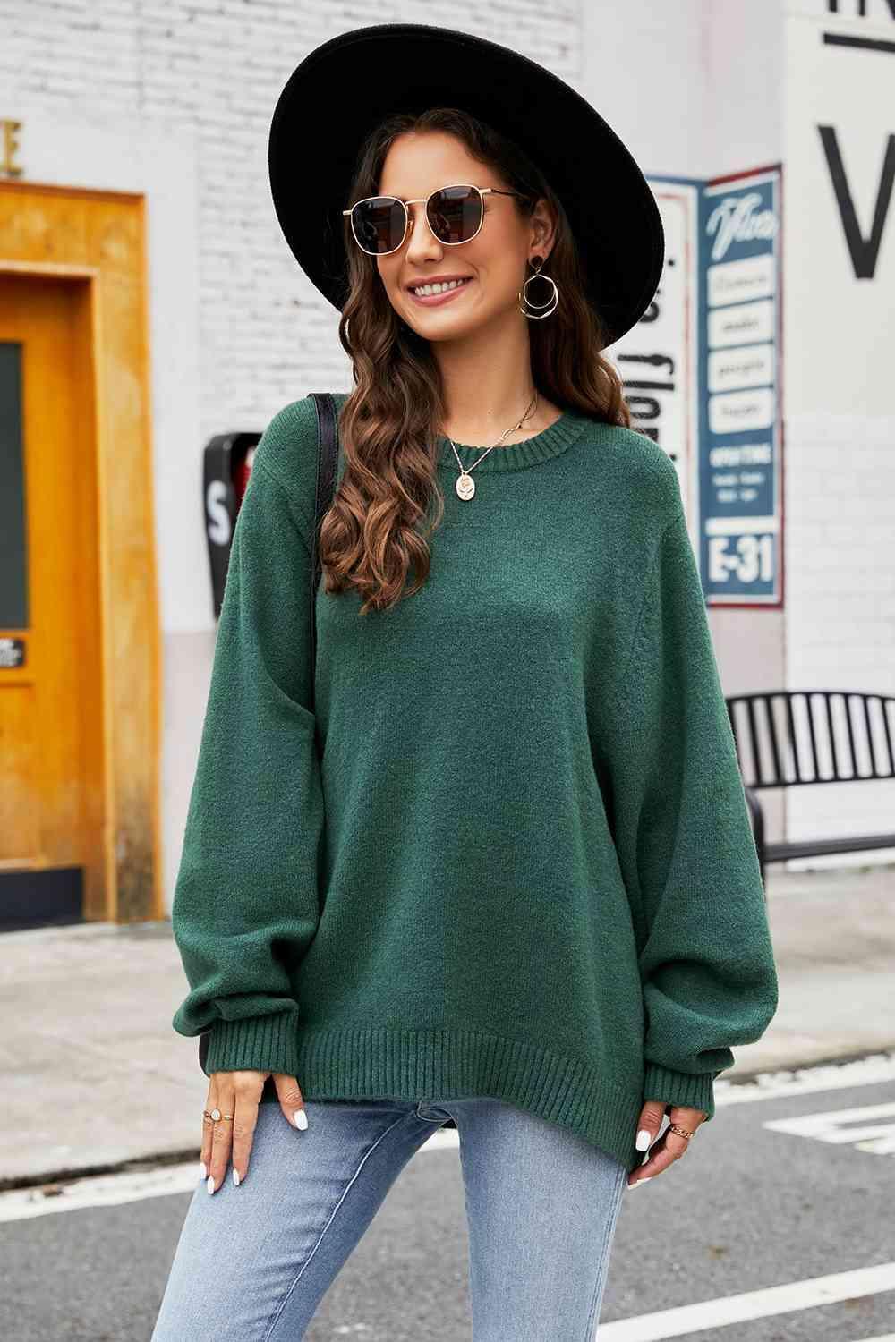 Fall Embrace Long Sleeve Knit Sweater - MXSTUDIO.COM