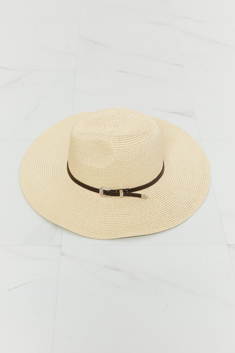 Fame Relaxed Summer Straw Wide Brim Fedora Hat - MXSTUDIO.COM