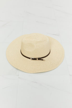 Fame Relaxed Summer Straw Wide Brim Fedora Hat - MXSTUDIO.COM