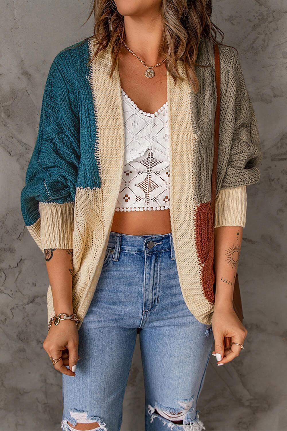 Fancy Batwing Sleeve Cardigan - MXSTUDIO.COM