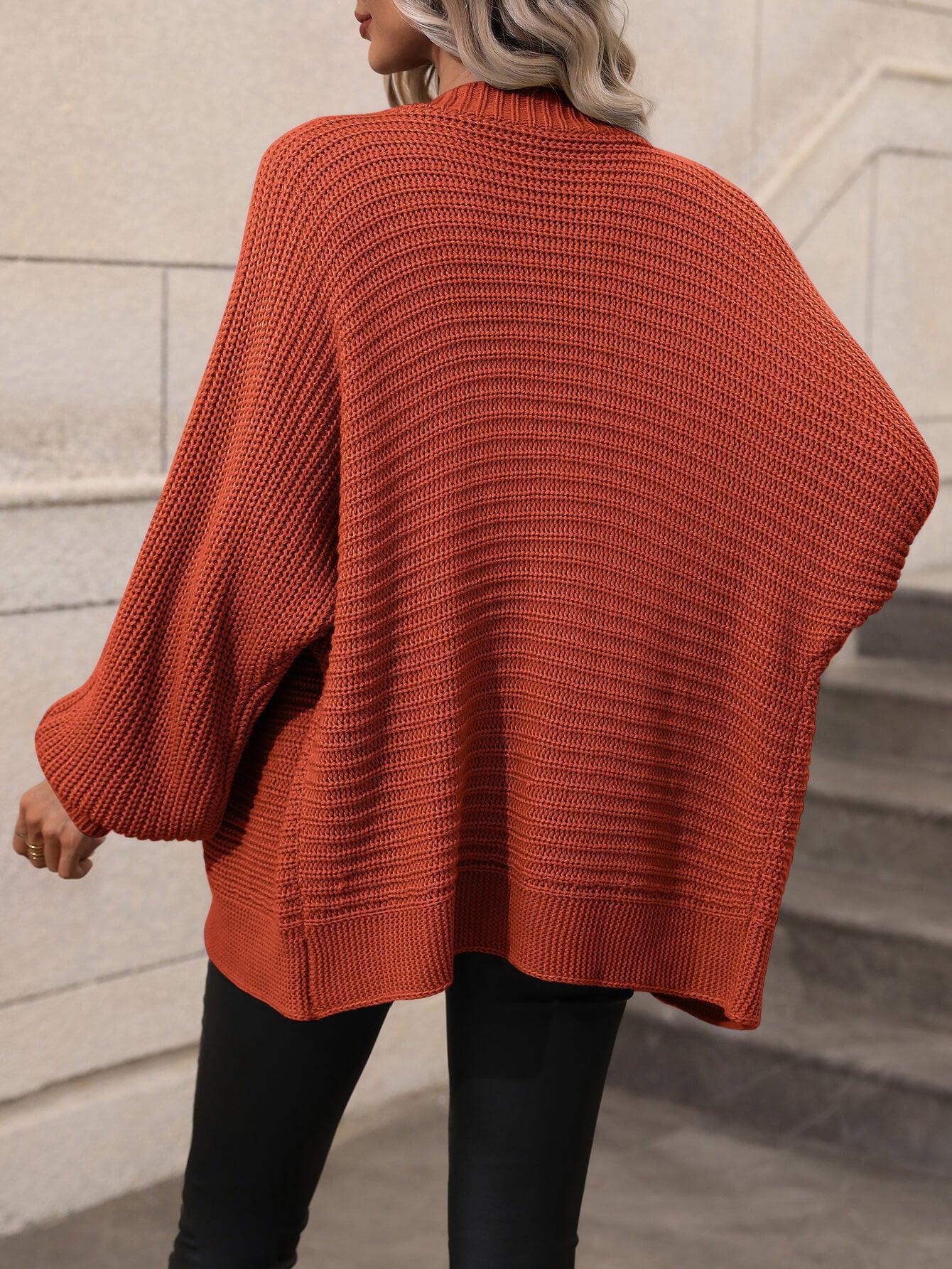 Fantastic Time Horizontal-Ribbing Longline Cardigan - MXSTUDIO.COM