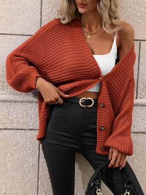 Fantastic Time Horizontal-Ribbing Longline Cardigan - MXSTUDIO.COM