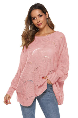 Fantastic Warmth Boat Neck Oversized Sweater - MXSTUDIO.COM