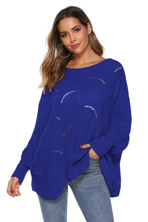 Fantastic Warmth Boat Neck Oversized Sweater - MXSTUDIO.COM