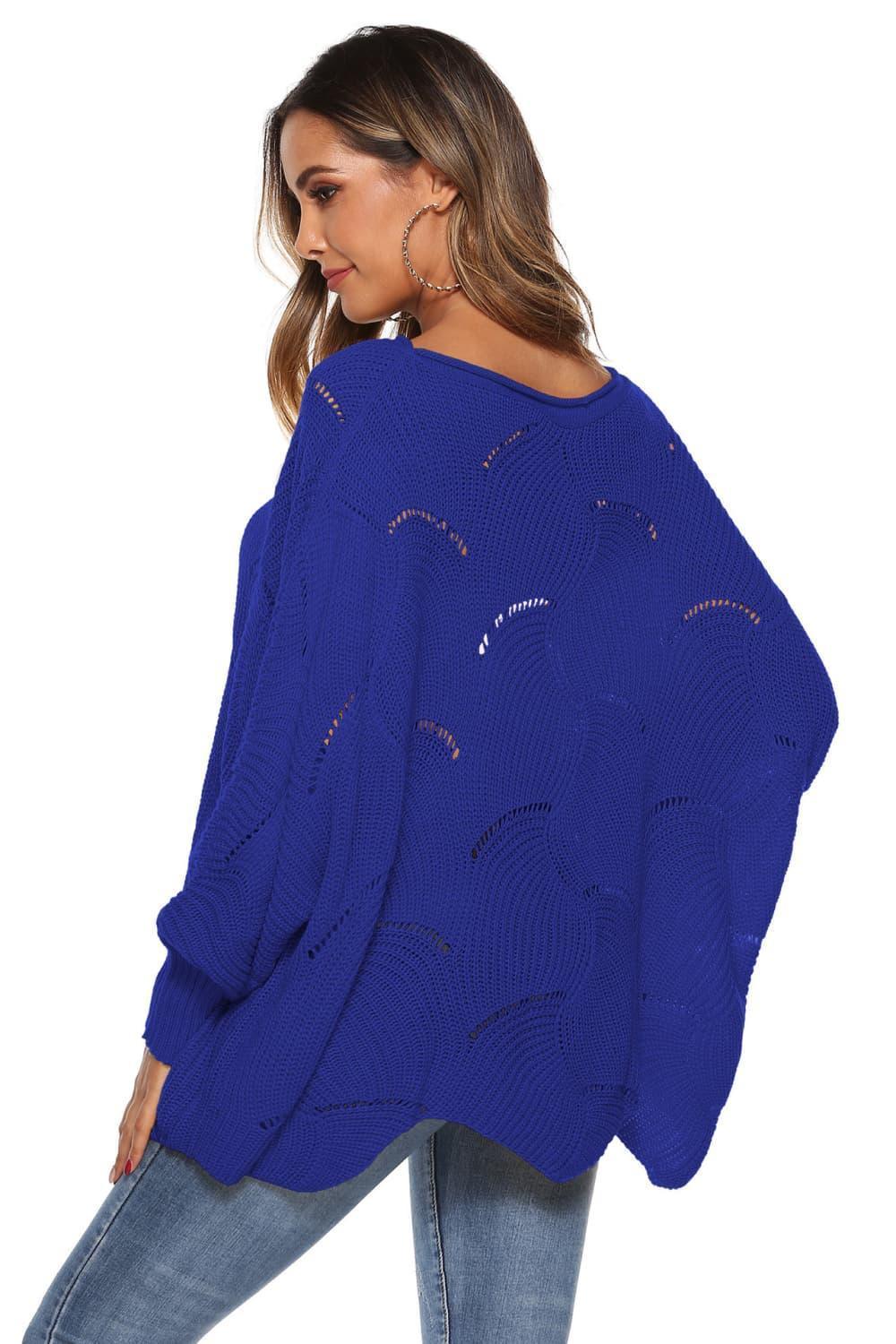 Fantastic Warmth Boat Neck Oversized Sweater - MXSTUDIO.COM