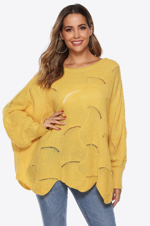 Fantastic Warmth Boat Neck Oversized Sweater - MXSTUDIO.COM