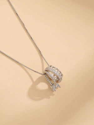 Fantastic Zircon 925 Sterling Silver Necklace-MXSTUDIO.COM