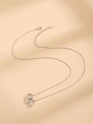 Fantastic Zircon 925 Sterling Silver Necklace-MXSTUDIO.COM