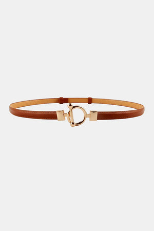 Fantastically Cozy Toggle Buckle Womens Skinny Belt - MXSTUDIO.COM