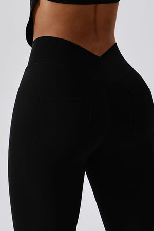 Fashion And Fitness Active Leggings With Pockets - MXSTUDIO.COM