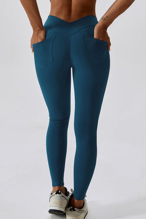 Fashion And Fitness Active Leggings With Pockets - MXSTUDIO.COM