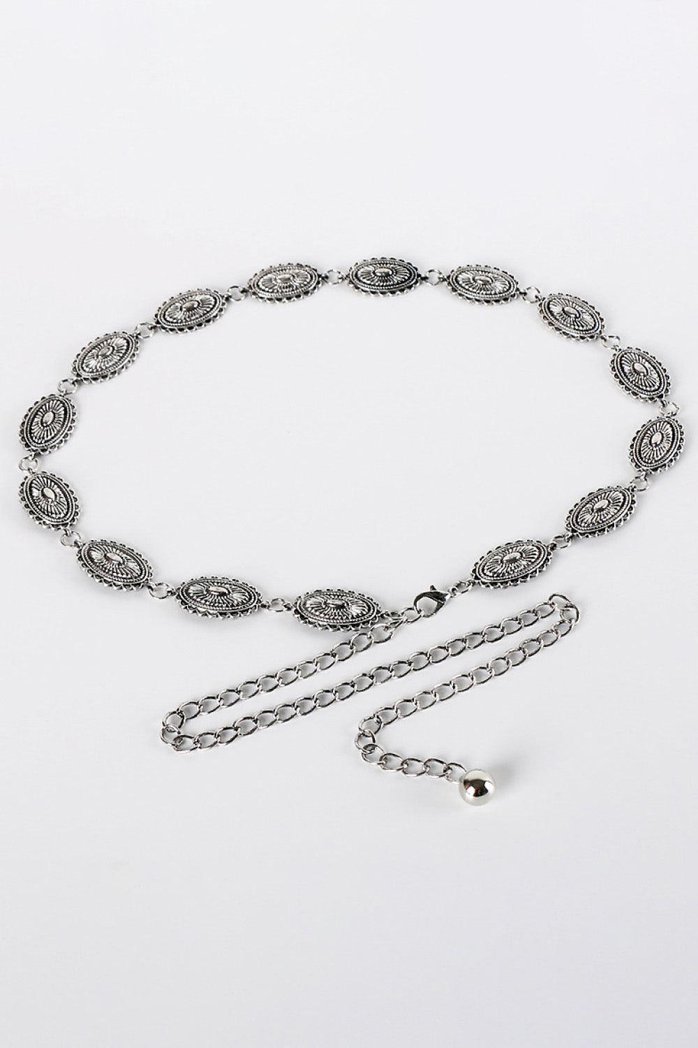 Fashion Enthusiast Retro Alloy Western Chain Belt - MXSTUDIO.COM