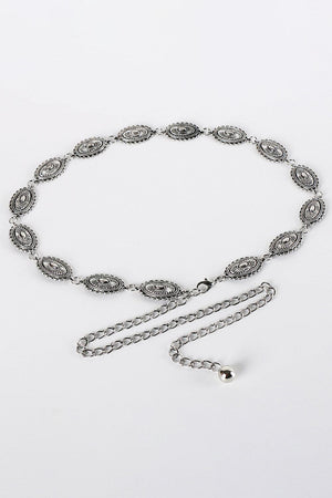 Fashion Enthusiast Retro Alloy Western Chain Belt - MXSTUDIO.COM