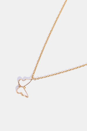 Fashion Focus 14K Gold-Plated Copper Butterfly Necklace - MXSTUDIO.COM