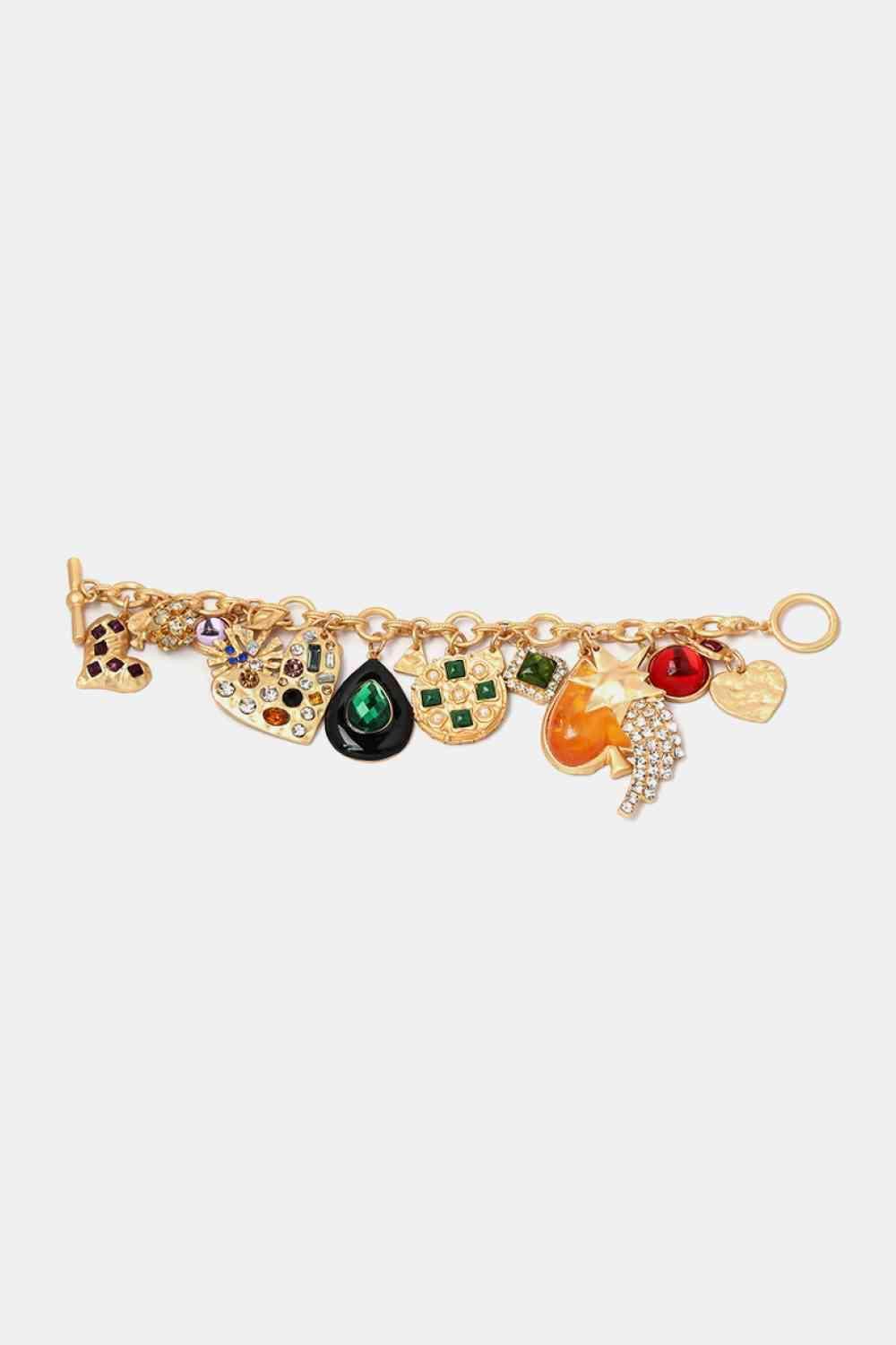 Fashion Lover Multi Charm Resin Fashion Bracelet-MXSTUDIO.COM