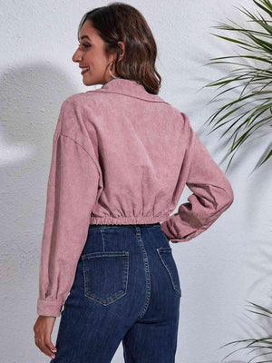 Fashion-forward Comfort Buttoned Cropped Jacket - MXSTUDIO.COM