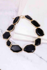 Fashionable Frame Resin Geometrical Necklace-MXSTUDIO.COM