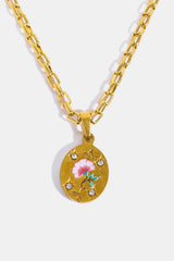 Fashionable Stainless Steel 18K Gold Plated Necklace - MXSTUDIO.COM