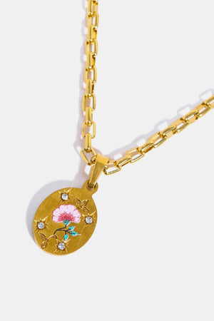 Fashionable Stainless Steel 18K Gold Plated Necklace - MXSTUDIO.COM