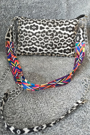 Fashionably Ahead Printed Studded Shoulder Bag - MXSTUDIO.COM