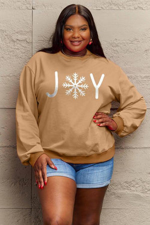 Favorable Time Women's Plus Size Graphic Sweatshirt-MXSTUDIO.COM