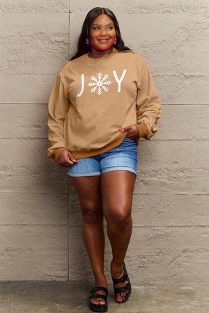 Favorable Time Women's Plus Size Graphic Sweatshirt-MXSTUDIO.COM