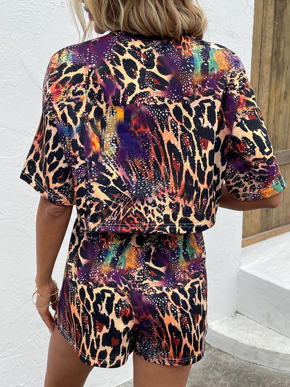 Fearless Printed Half Sleeve Shirt and Shorts Set - MXSTUDIO.COM