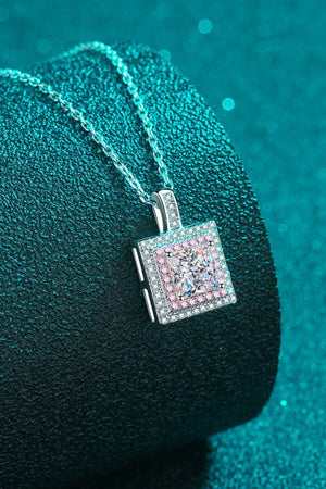 Feel Blissful 1 Carat Moissanite Necklace Womens - MXSTUDIO.COM